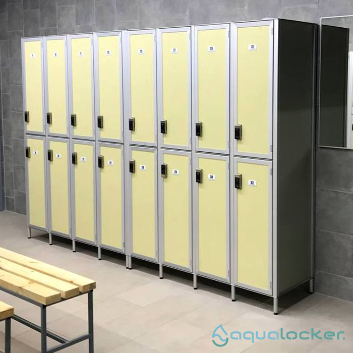 Шкафы для раздевалок "AquaLocker" в санатории «Ува»