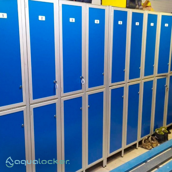 Производственная раздевалка «Азбуки вкуса» со шкафами «AquaLocker»