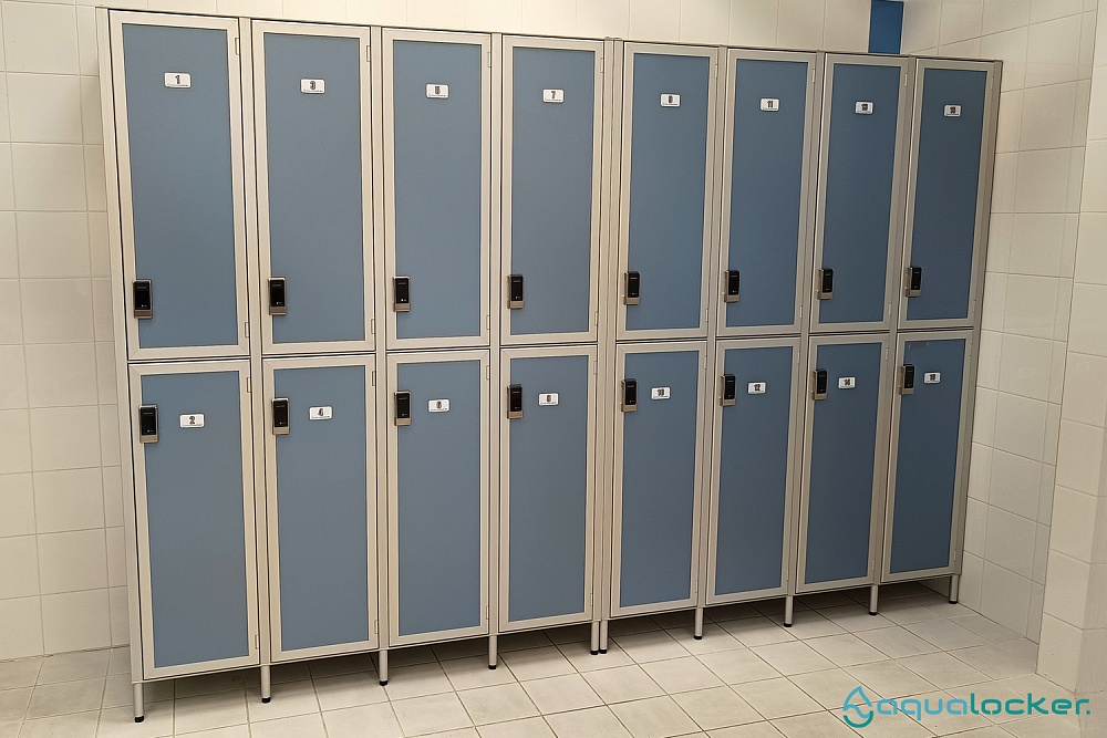 Влагостойкие шкафы для раздевалок спортивных комплексов и фитнес клубов «АкваЛокер»