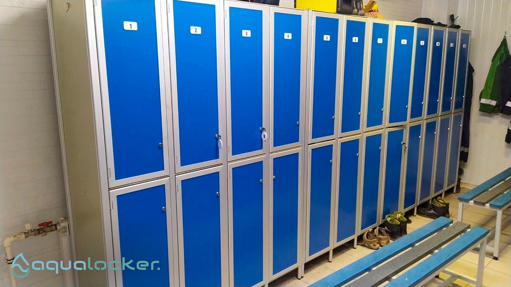 Шкафами для раздевалок «AquaLocker» оборудовано производство компании «Азбука вкуса»